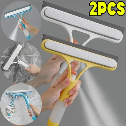 3-in-1 squeegee with spray bottle and microfiber pad blue handle 2pc on Tampa Home & Garden Store