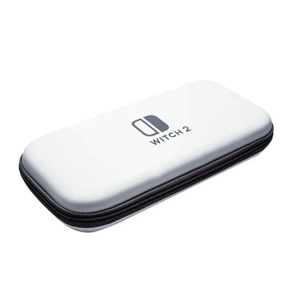 Nintendo Switch 2 hard case storage bag white with black zipper on Tampa Home & Garden Store