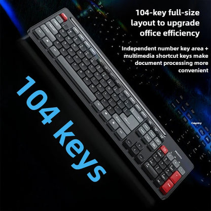 Portable USB wireless keyboard and mouse set by FLIPSTYLEZLLC, black, 104-key full-size on Tampa Home & Garden Store