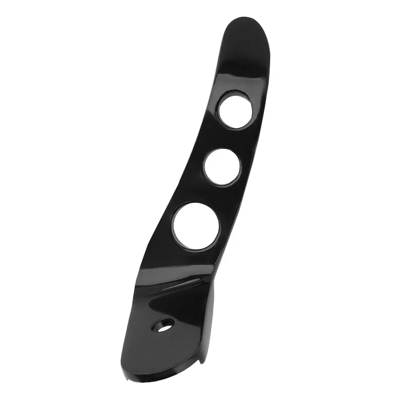 Stand Connector, black metal motorcycle outerwear accessory by BikerZoneZ with three holes on Tampa Home & Garden Store