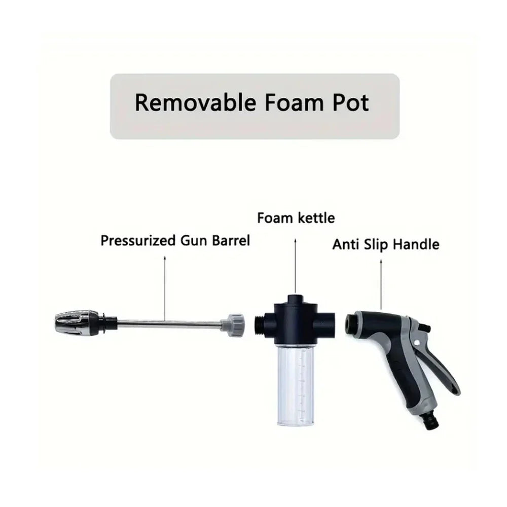 High-Pressure Water Gun with Foam Bottle UpTrend Deals; foam bottle, anti-slip handle on Tampa Home & Garden Store