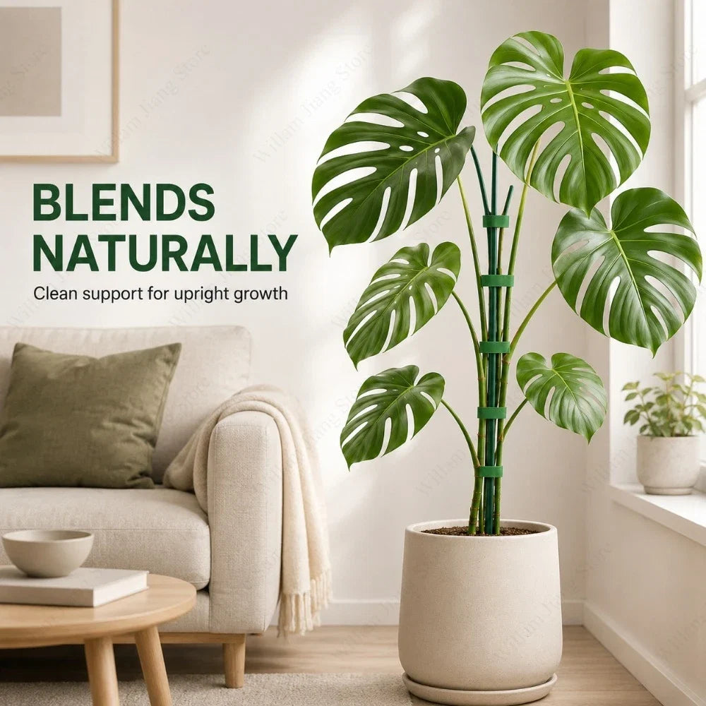 Tall Stackable Plant Support Stakes And Ties