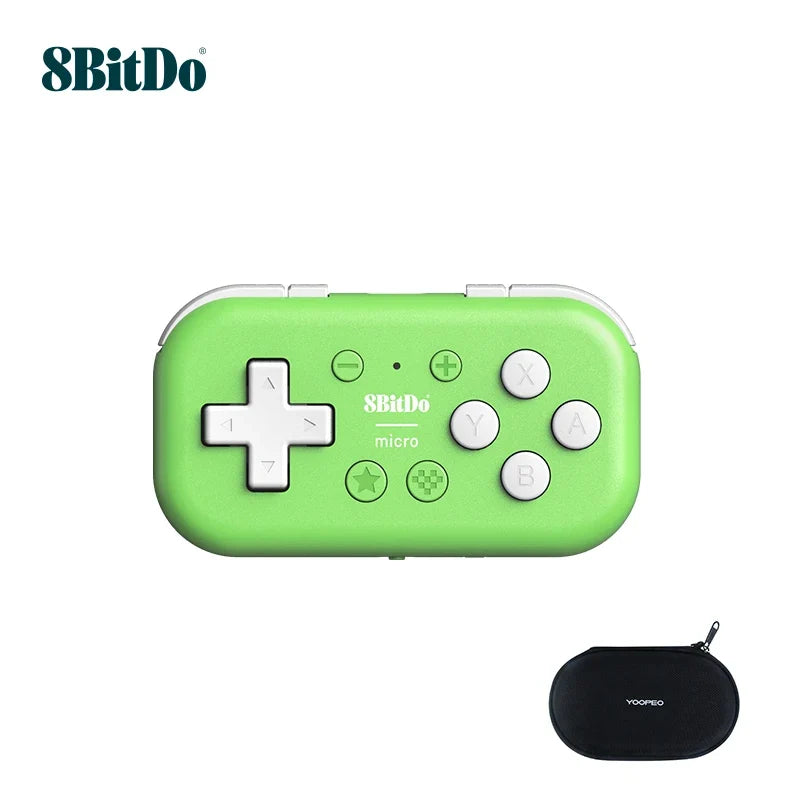 8BitDo Micro Bluetooth Gamepad green with white D-pad and A/B/X/Y buttons; 2 items on Tampa Home & Garden Store