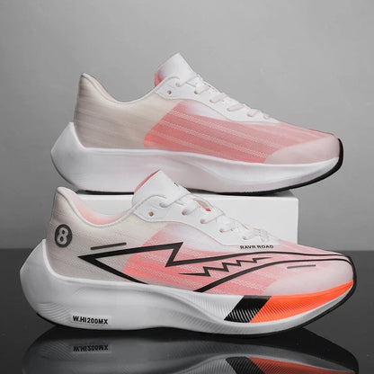 Training shoes in pink and white with breathable mesh and cushioned midsole, 2 shown on Tampa Home & Garden Store