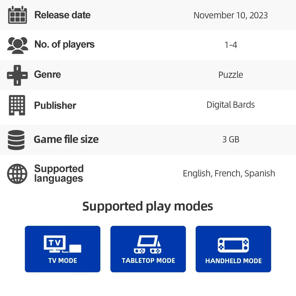 60-In-1 Nintendo Switch game collection by FLIPSTYLEZLLC 3 GB, puzzle, TV/Tabletop/Handheld modes on Tampa Home & Garden Store