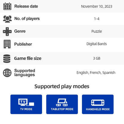 60-In-1 Nintendo Switch game collection by FLIPSTYLEZLLC 3 GB, puzzle, TV/Tabletop/Handheld modes on Tampa Home & Garden Store