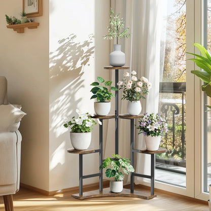 Five Tier Corner Plant Stand and Rack for Balcony