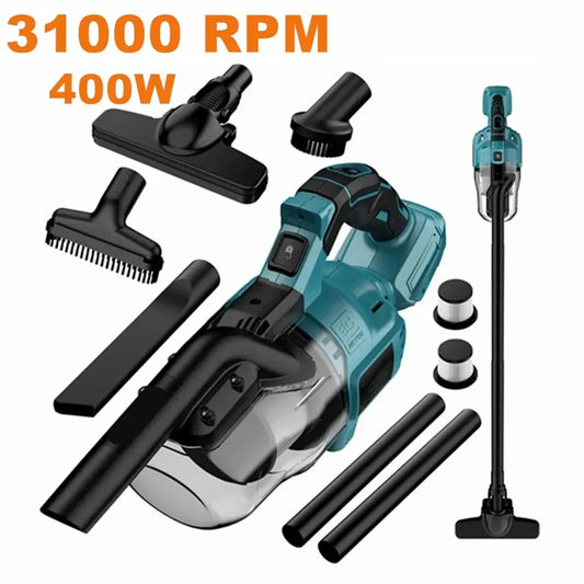 Cordless Handheld Vacuum Cleaner with Tubes Filters Compatible 18V Battery - Tampa Home & Garden Store