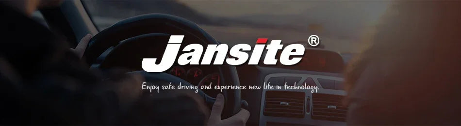10.26-inch CarPlay screen wireless car stereo touch display in-car cockpit with Jansite logo on Tampa Home & Garden Store