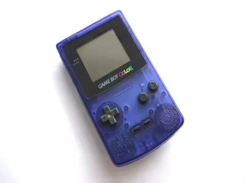 Original Game Boy Color handheld in translucent purple with IPS screen on Tampa Home & Garden Store