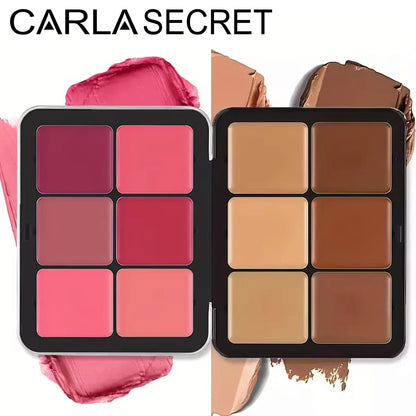 Silcy Skin 12-color all-in-one makeup palette in twin iron tins with concealer and blush on Tampa Home & Garden Store