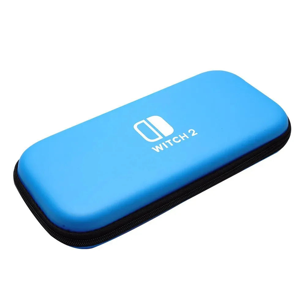 Blue Switch 2 hard travel case with zipper for NS 2 console waterproof on Tampa Home & Garden Store
