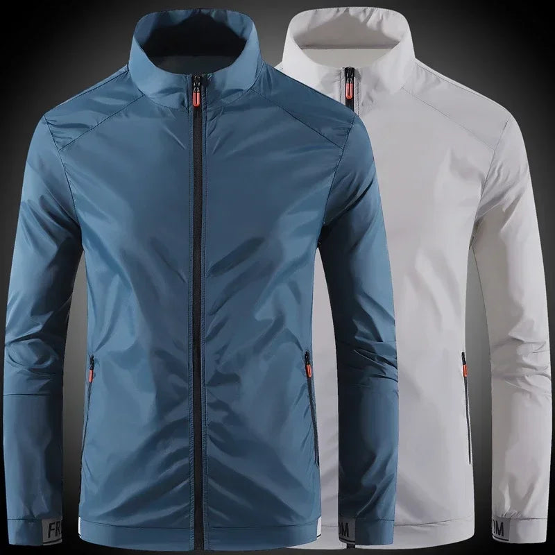 Men Sunscreen Jacket breathable waterproof blue and gray UpTrend Deals 2-pack on Tampa Home & Garden Store