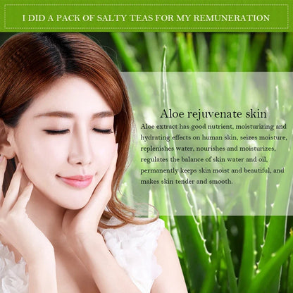 Silcy Skin Aloe sheet mask set, 10pcs natural plant facial masks for moisture and oil control on Tampa Home & Garden Store