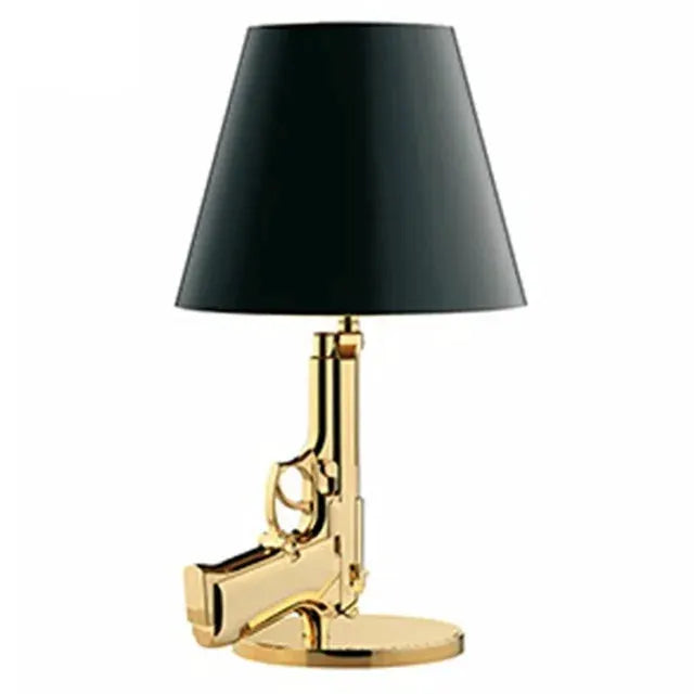 DecorBites Gold LED Floor Lamp for Living Room