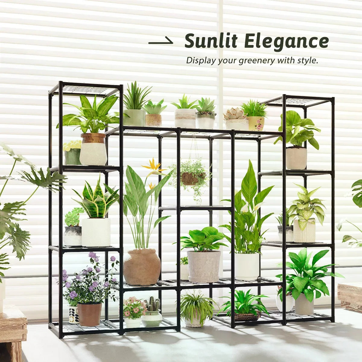Waterproof Metal Plant Stand and Rack For Patio