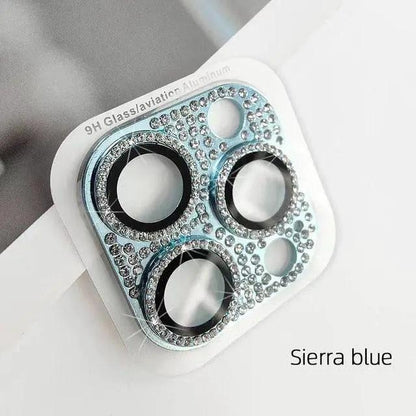 Diamond Metal Camera Lens Protector for IPhone