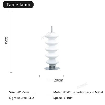 DecorBites Gourd Glass Floor Lamp Nordic
