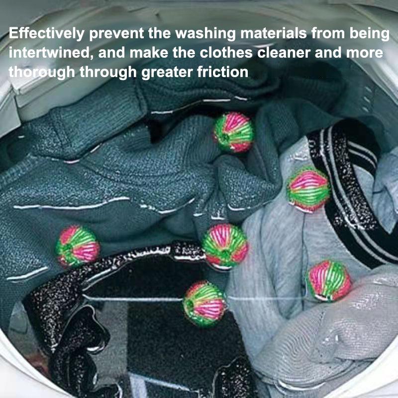 Pet hair remover laundry balls, multicolored pink and green lint catchers for washing machines on Tampa Home & Garden Store