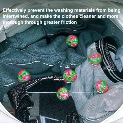 Pet hair remover laundry balls, multicolored pink and green lint catchers for washing machines on Tampa Home & Garden Store