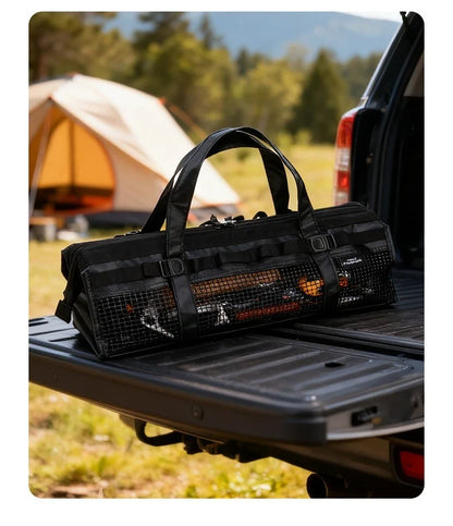 Cotton Mesh Storage Bag for Picnic and Camp Gear