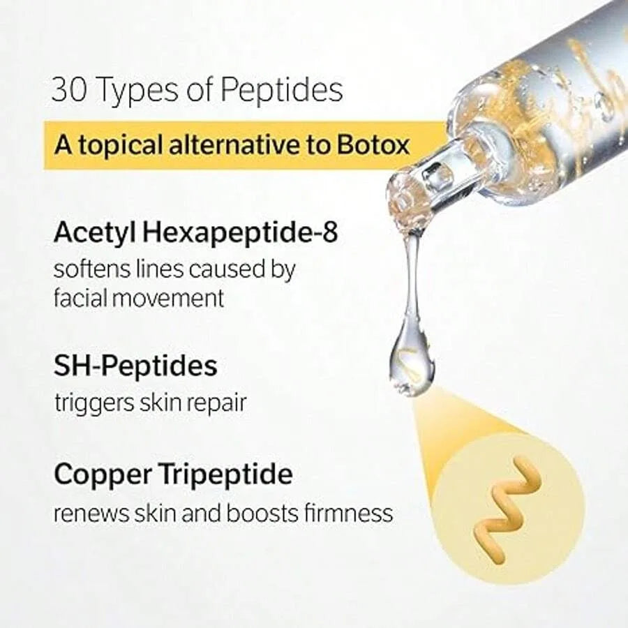 Silk Peptide Intensive Lifting Ampoule serum bottle with dropper and 30 peptide types on Tampa Home & Garden Store