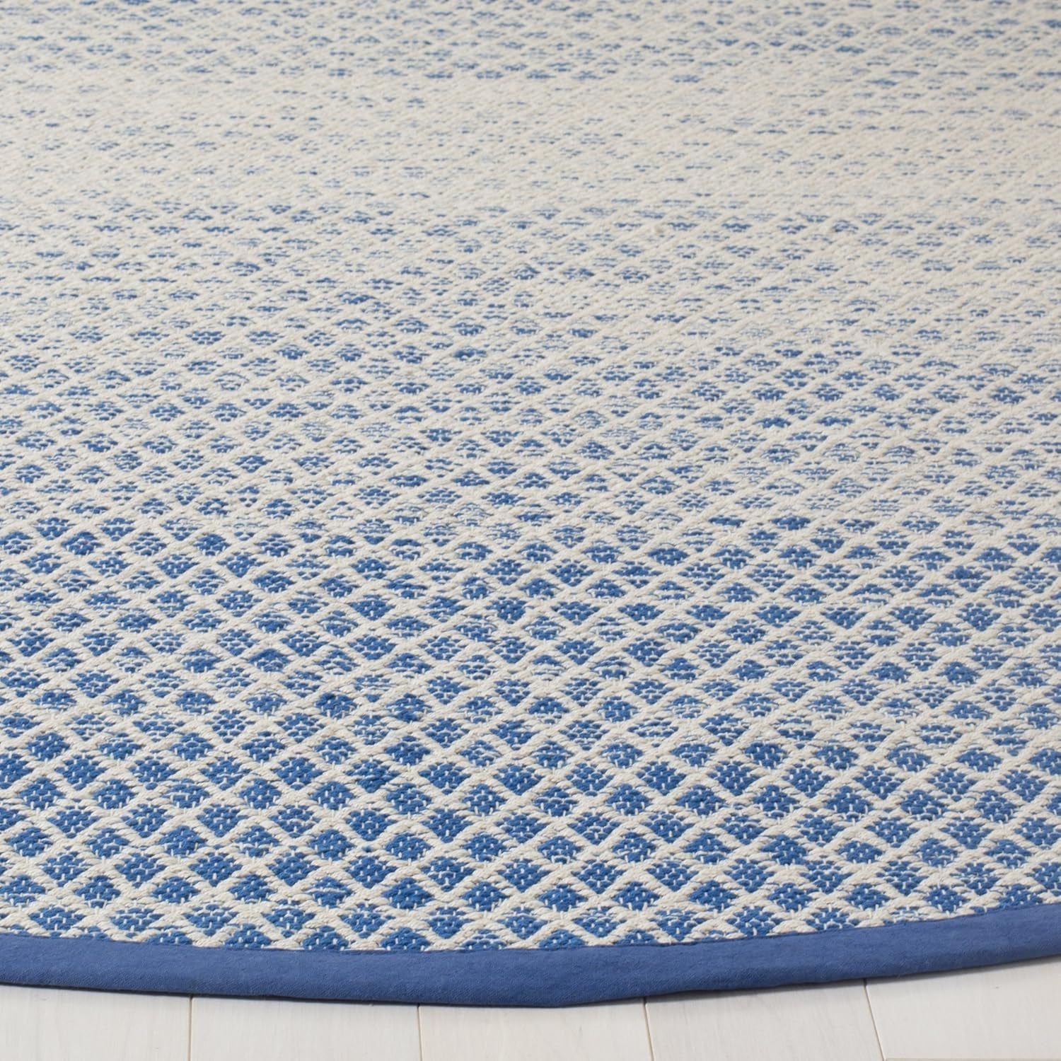 🧵 Safavieh Montauk Handmade Cotton Area Rug – 6' Round, Eco-Friendly Hand-Woven Flatweave, Transitional Pattern in Vibrant Colors – Soft & Durable, 100% Natural Cotton - Tampa Home & Garden Store