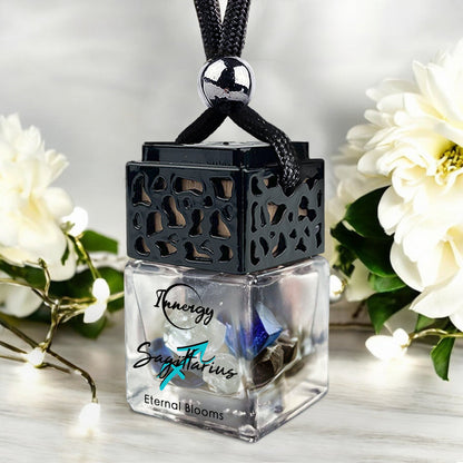 Sagittarius Zodiac Crystal-Enhanced Oil Diffuser, Car Air Freshener, 8ml - Tampa Home & Garden Store