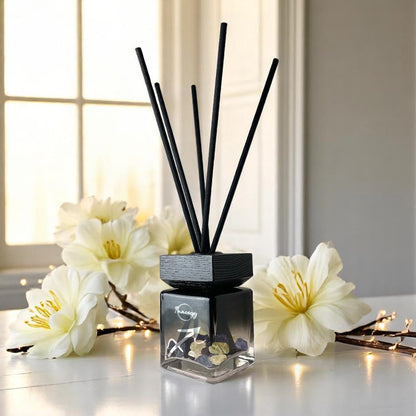 Sagittarius Zodiac Crystal-Enhanced Reed Oil Diffuser, Eternal Blooms Scent, 100ml - Tampa Home & Garden Store
