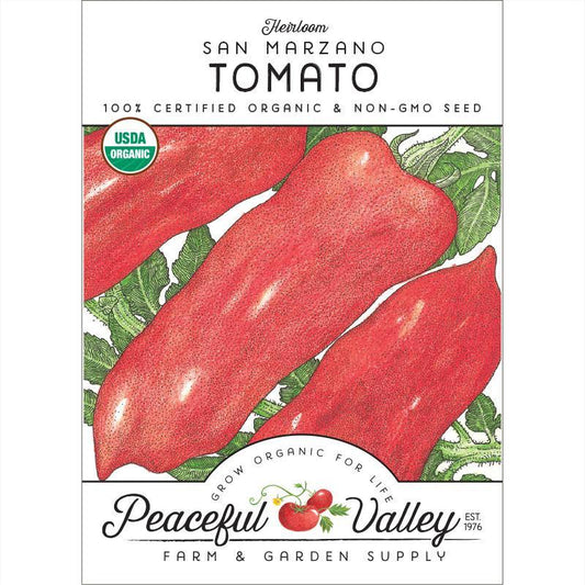 San Marzano Tomato Seeds (Organic) - Tampa Home & Garden Store