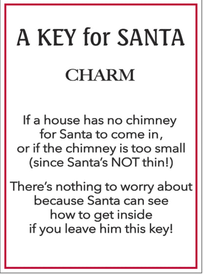 Santa's Key Charm - Tampa Home & Garden Store