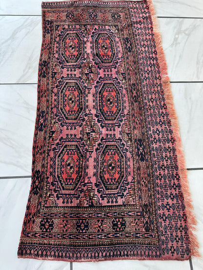Saryk Turkmen Trapping Torba – 53″ x 25″ - Tampa Home & Garden Store