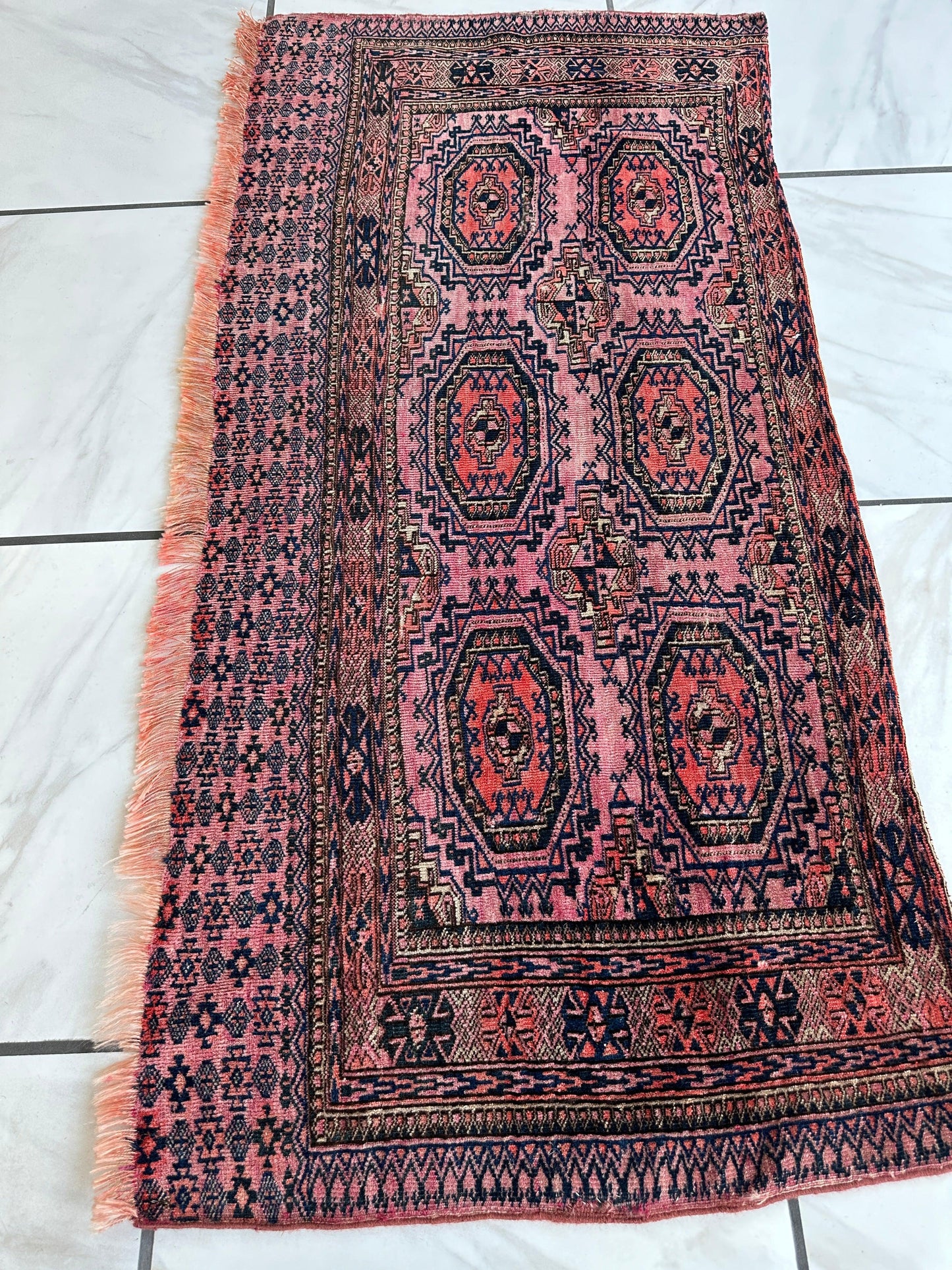Saryk Turkmen Trapping Torba – 53″ x 25″ - Tampa Home & Garden Store