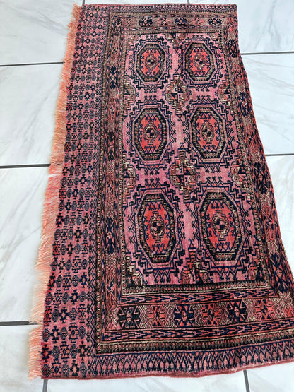 Saryk Turkmen Trapping Torba – 53″ x 25″ - Tampa Home & Garden Store