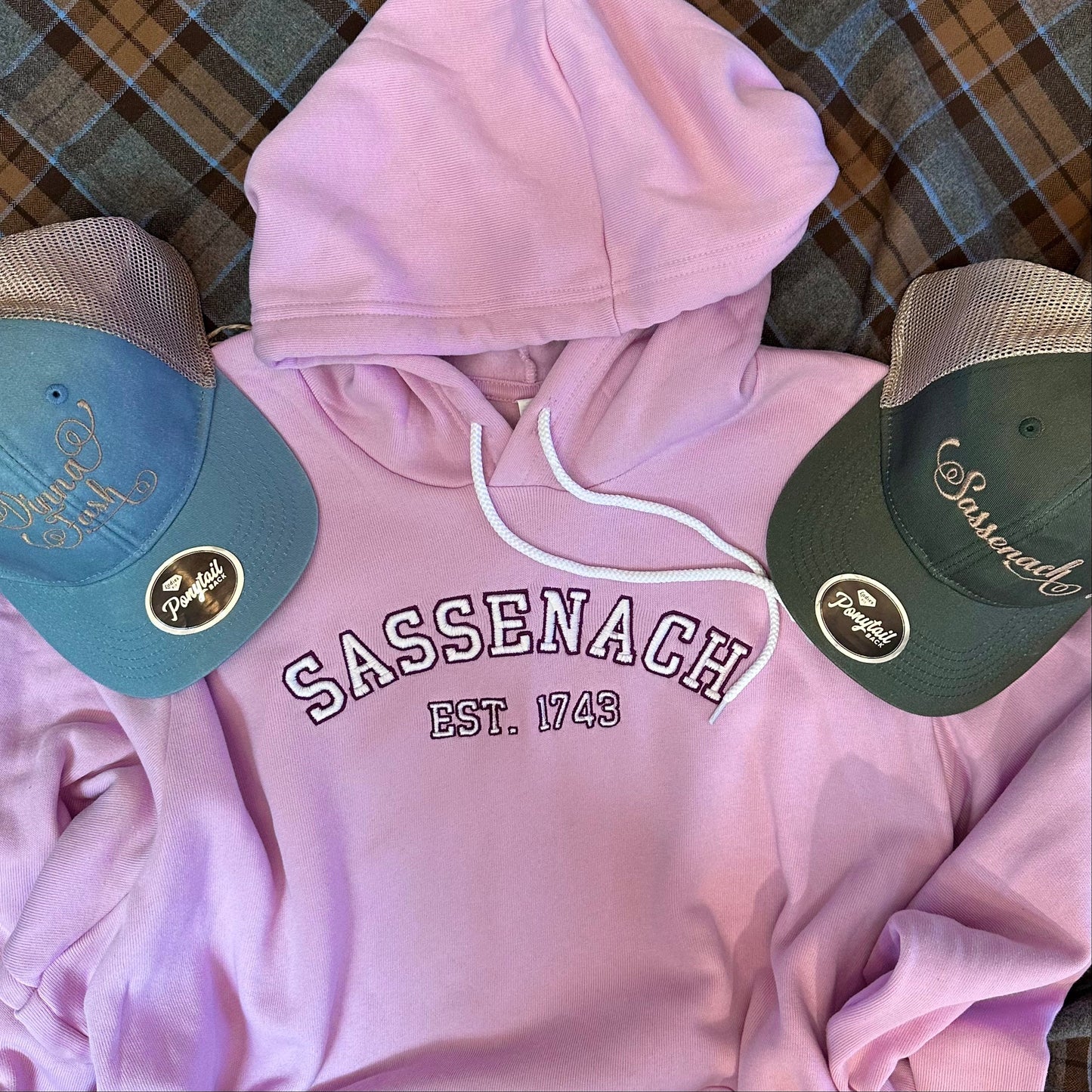 Sassenach Collegiate Embroidered Soft Fleece Unisex Sweatshirt Hoodie - Outlander Inspiration - Tampa Home & Garden Store