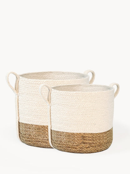 Savar Basket with Side Handle - Tampa Home & Garden Store