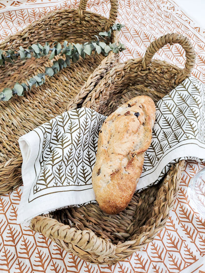 Savar Bread Basket with Natural Handle - Tampa Home & Garden Store