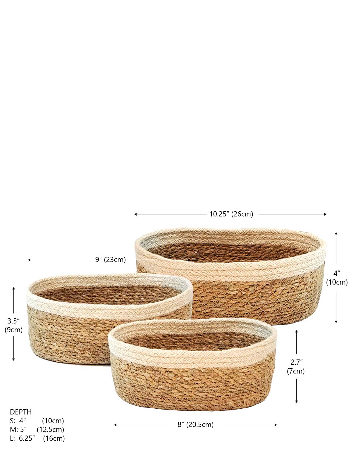 Savar Oval Bowl (Set of 3) - Tampa Home & Garden Store
