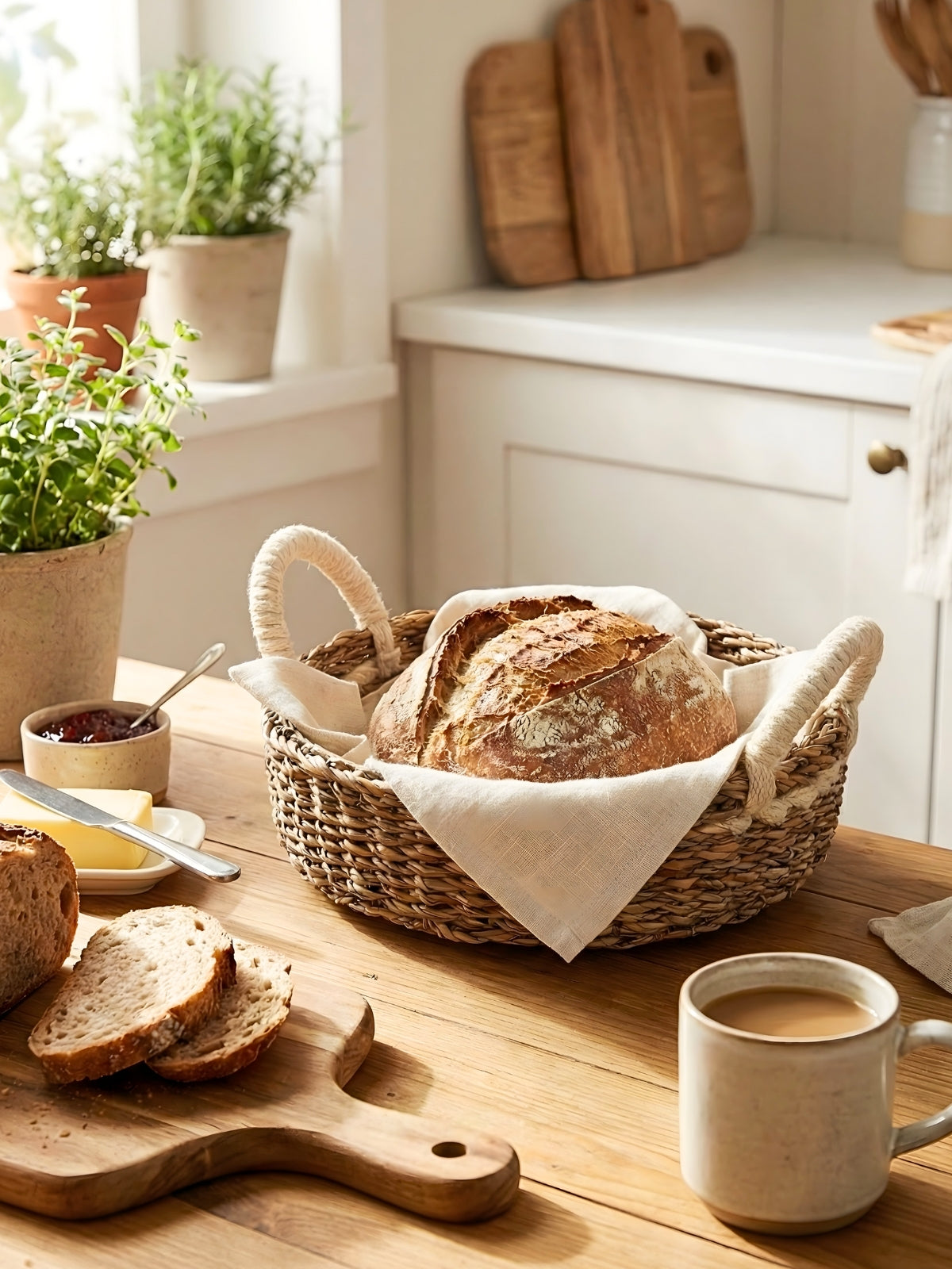 Savar Round Bread Basket - Tampa Home & Garden Store