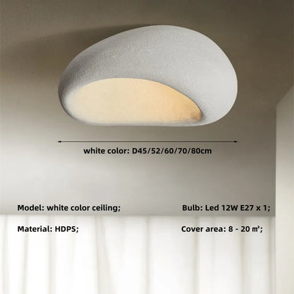 DecorBites Khmara E27 ceiling light white HDPS LED 12W on Tampa Home & Garden Store