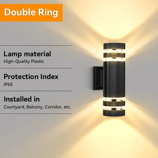 LED Outdoor Waterproof Wall Light | E27 Exterior Porch Stair Lamp Fixture