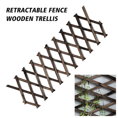 Expandable Wooden Plant Climbing Frame for Patio