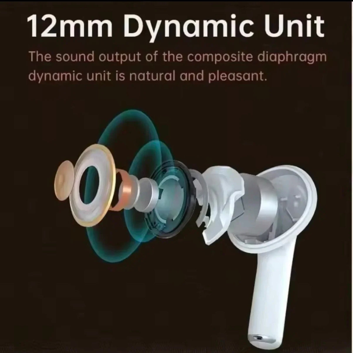 UEESFIT A5 Bluetooth Earbud by FLIPSTYLEZLLC - white wireless earbud with 12mm dynamic unit on Tampa Home & Garden Store