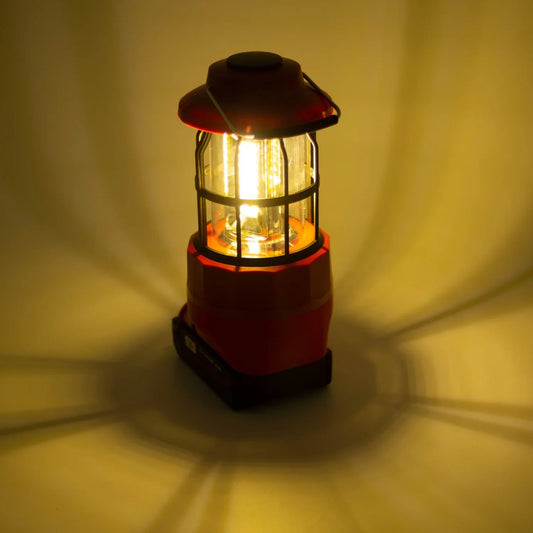 Portable LED Work Light 18V Battery Powered Camping Emergency Lantern Lamp - Tampa Home & Garden Store