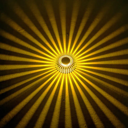 Sunflower LED Wall Lamp RGB Projection Corridor Indoor Creative Light 3W