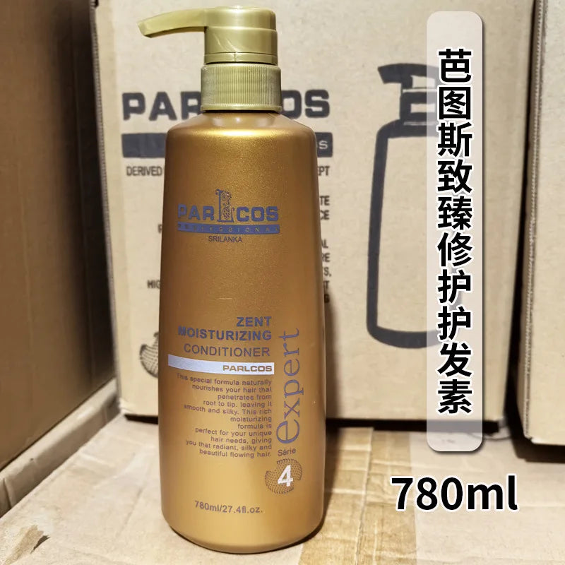 Parlcos Daily Shampoo bottle with gold pump, 780ml, salon-grade label on Tampa Home & Garden Store