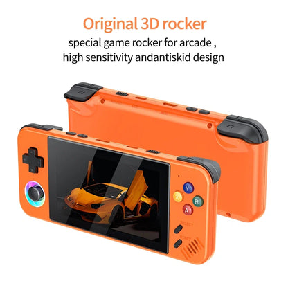 M41P Linux Emelec orange handheld game consoles two with D-pad and colorful buttons 1136x640 on Tampa Home & Garden Store