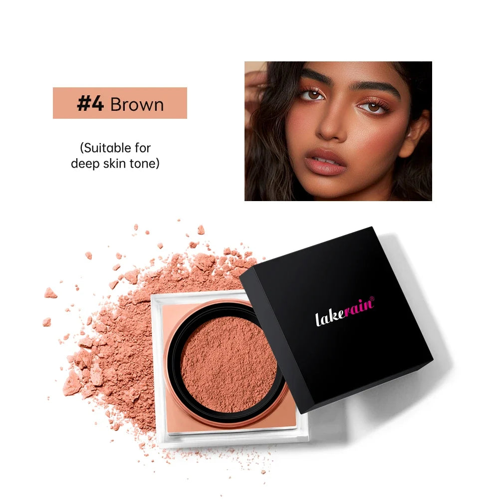 Waterproof loose powder shade #4 Brown for deep skin Silcy Skin compact on Tampa Home & Garden Store