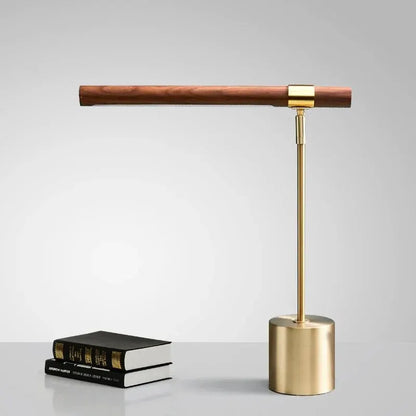 DecorBites Linear Wood LED Floor Lamp Modern Loft
