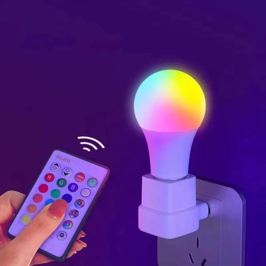RGB LED Light Bulb E27 Remote Control Dimmable 16 Color Smart Lamp - Tampa Home & Garden Store